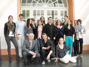 Jugendkunstpreistraeger 2012 und Dozenten